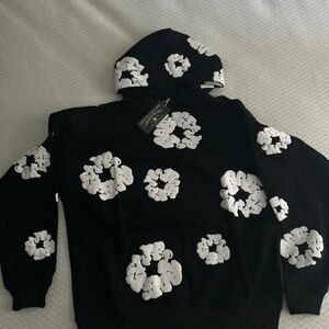 Denim Tears Black and White Hoodie
